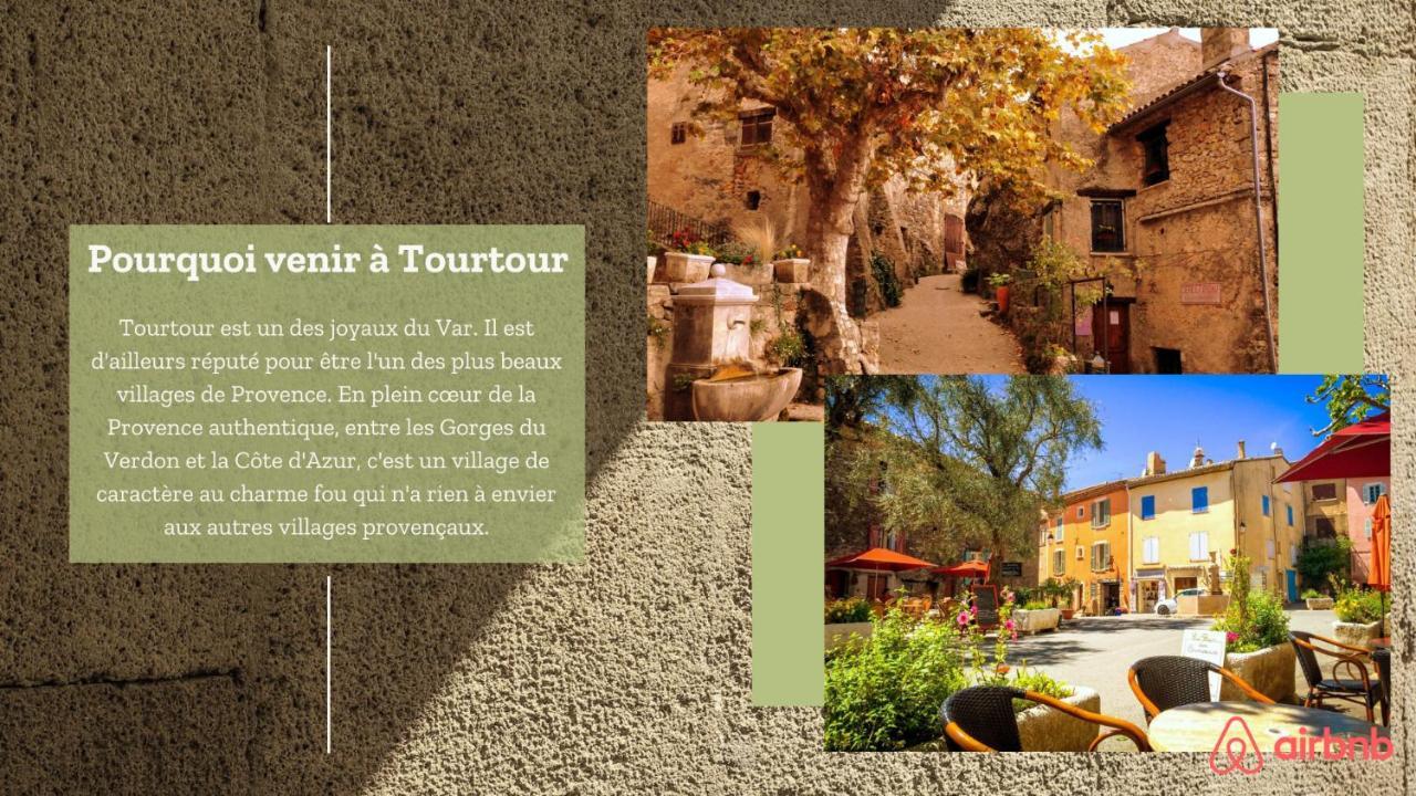 Chambres En Campagne Tourtour Exteriér fotografie